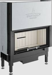 Steel fireplace insert Spartherm Varia AS37h-4S-2, straight glass, elevating doors