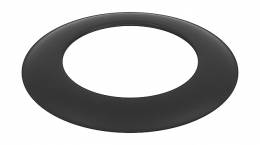Декоративное кольцо черное 150-CZ (ML)