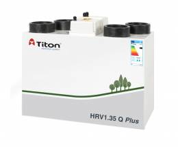 Rekuperaator TITON HRV1.35 Q Plus BE Aura Enthalpy parempoolne 217m3/h@100Pa