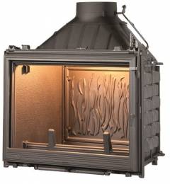 Cast iron firebox Seguin Europa 7 with double combustion system