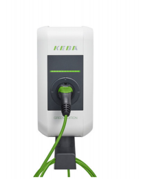 Зарядная станция KEBA P30 Green Edition с кабелем длиной 6 м (до 11 кВт)