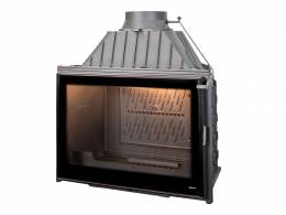 Cast iron firebox Seguin Super 9 with tinted glass and double combustion system