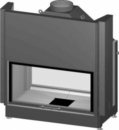 Стальная топка каминная Spartherm Varia B-FDh Standart 4S