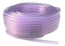 Transparent reinforced pipe (vinyl) for condensate drainage