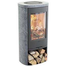 Stove CONTURA 820T Style grey color with soapstone finish (998461, 203117)